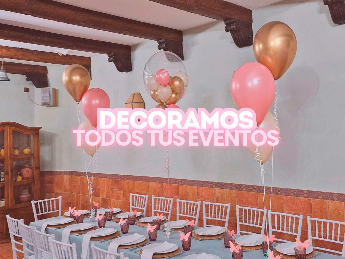 Decoración con globos