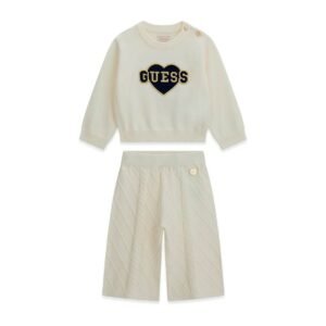 Conjunto bebé GUESS de punto con jersey y pantalón