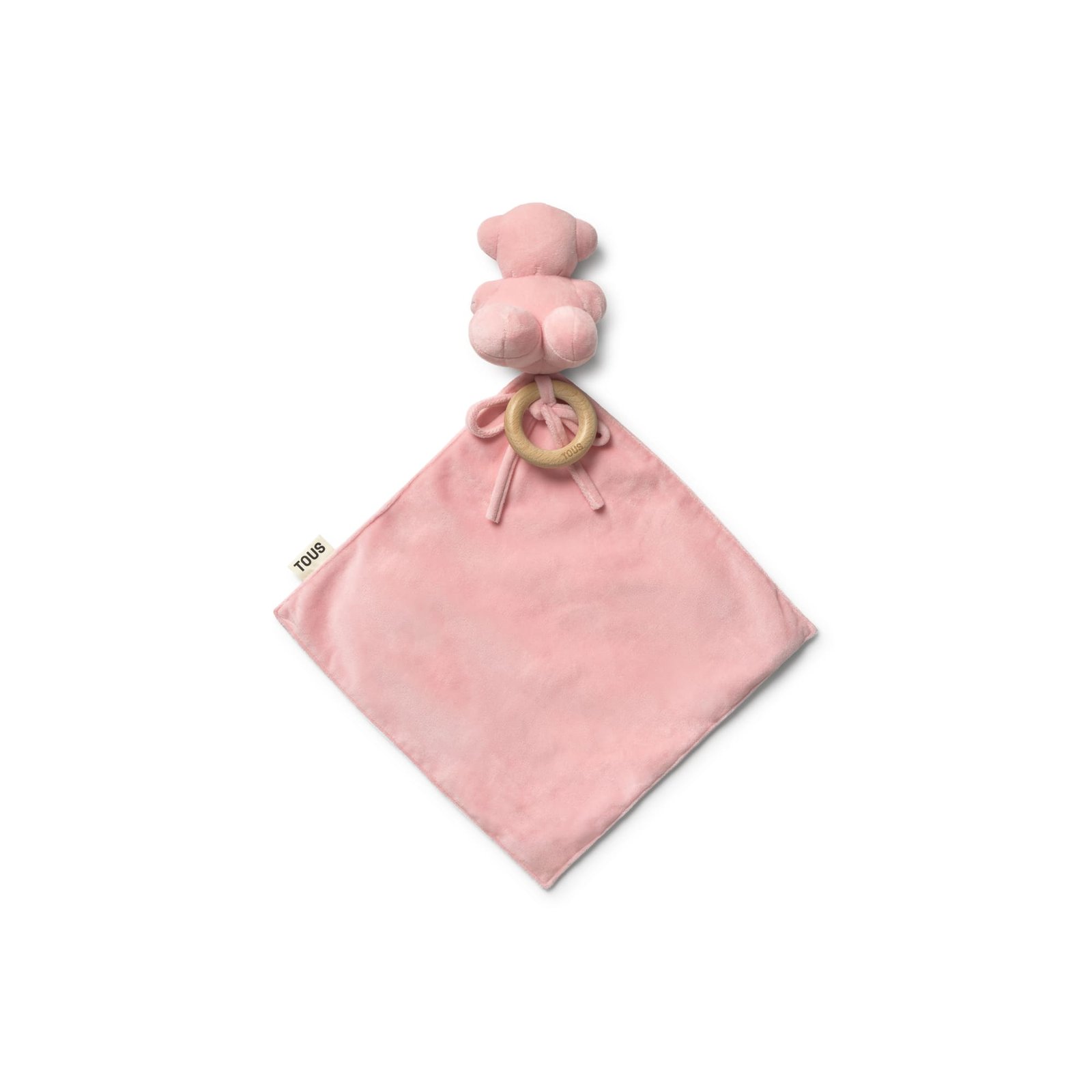Mantita de compañía de bebé TOUS TBear rosa