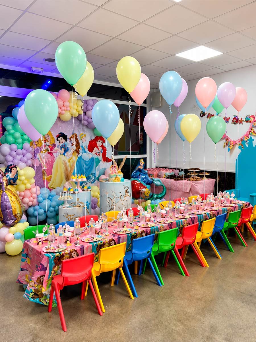 Decoración de cumpleaños con globos