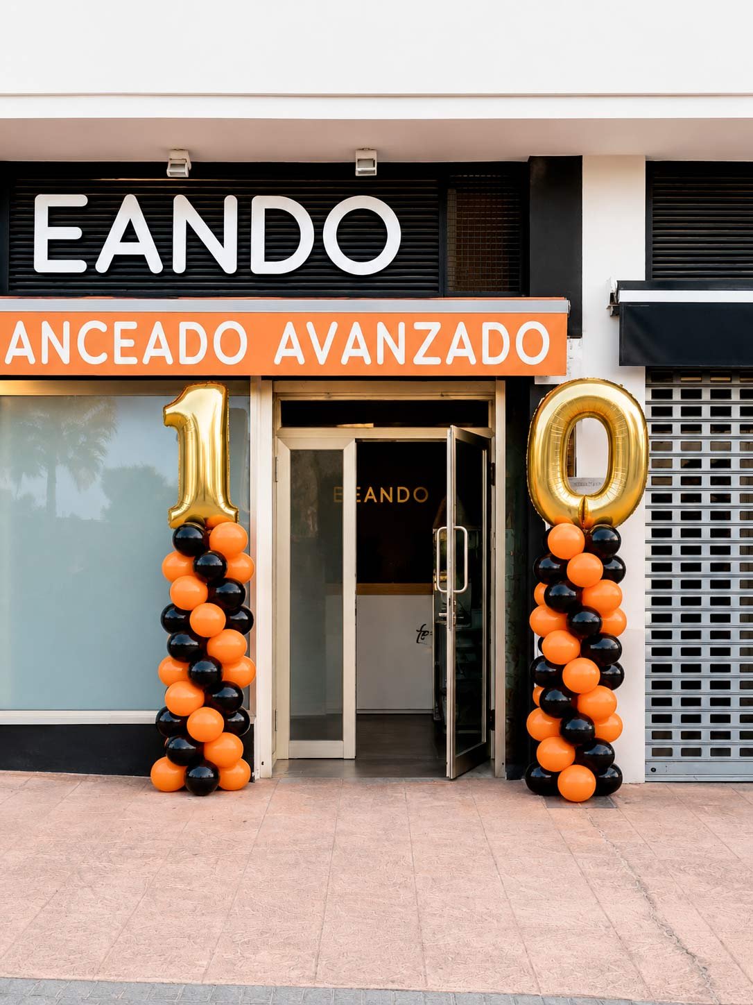 Decoración decimo aniversario