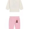 Conjunto bebé GUESS con sudadera de osito y pantalón a juego