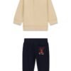 Conjunto bebé GUESS con sudadera de osito y pantalón a juego