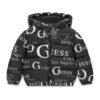 Chaquetón acolchado bebé GUESS con capucha y estampado de logotipos
