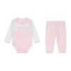 Conjunto bebé GUESS de body y pantalón Conjunto bebé GUESS con body de manga larga y pantalón a juego