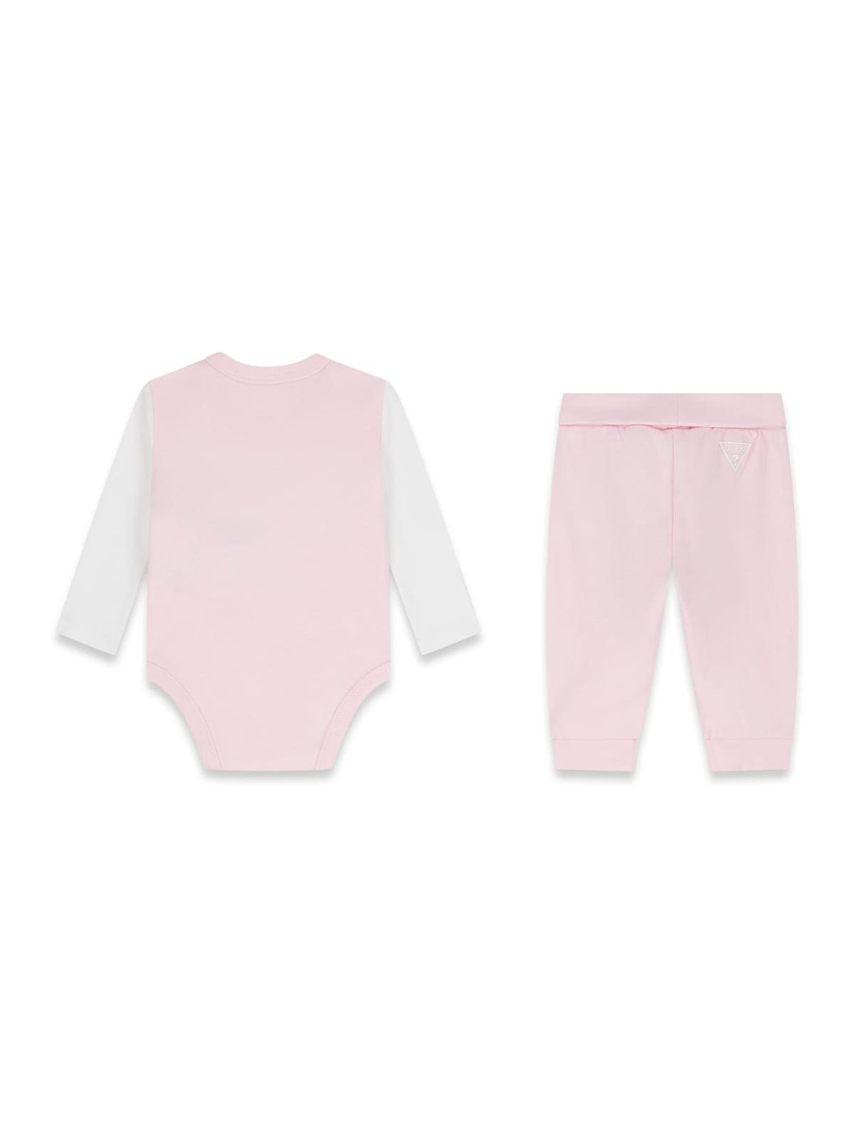 Conjunto bebé GUESS de body y pantalón Conjunto bebé GUESS con body de manga larga y pantalón a juego