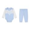 Conjunto bebé GUESS de body y pantalón Conjunto bebé GUESS con body de manga larga y pantalón a juego