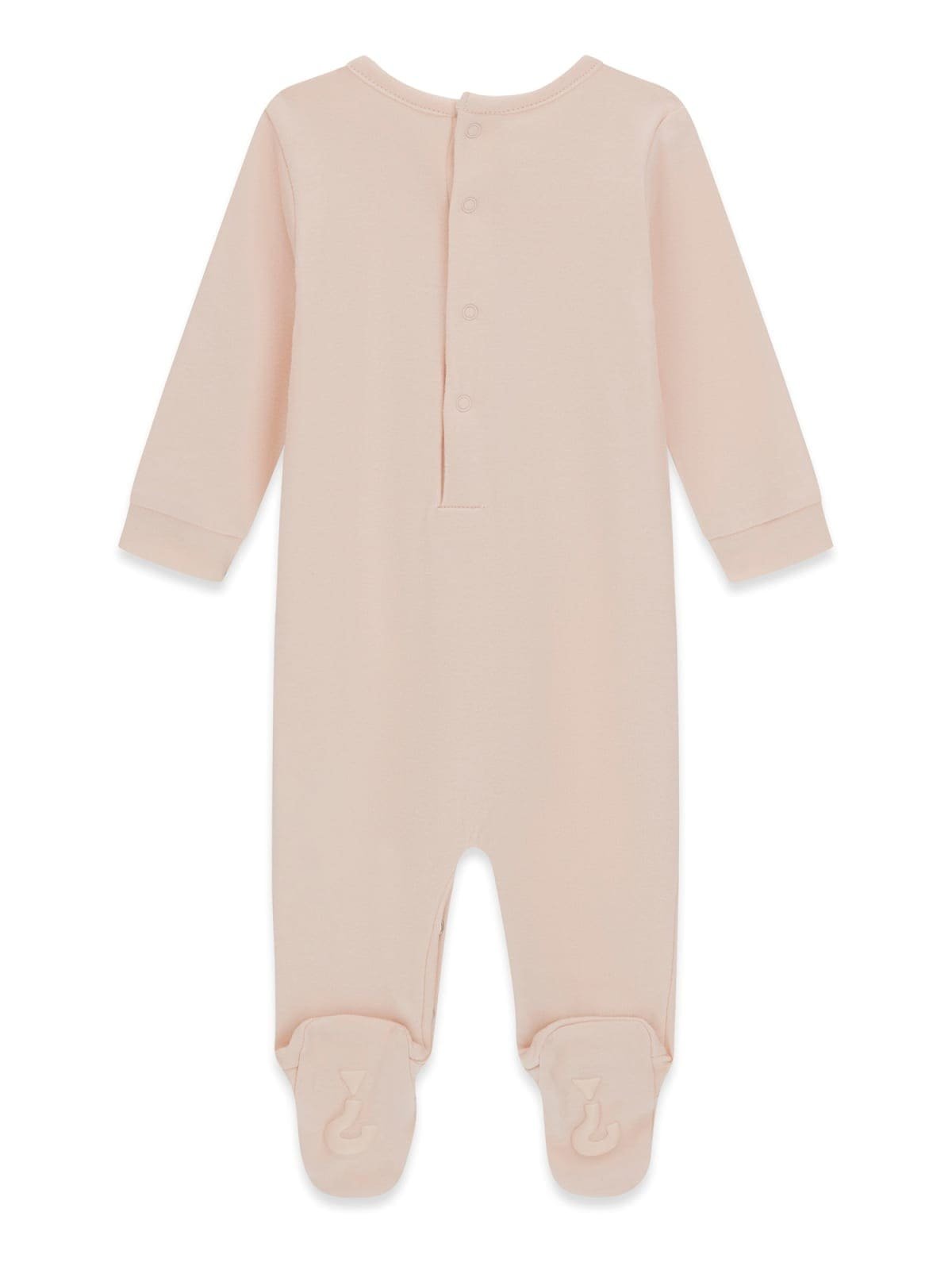 Pijama bebé GUESS enterizo con estampado de osito y pies integrados