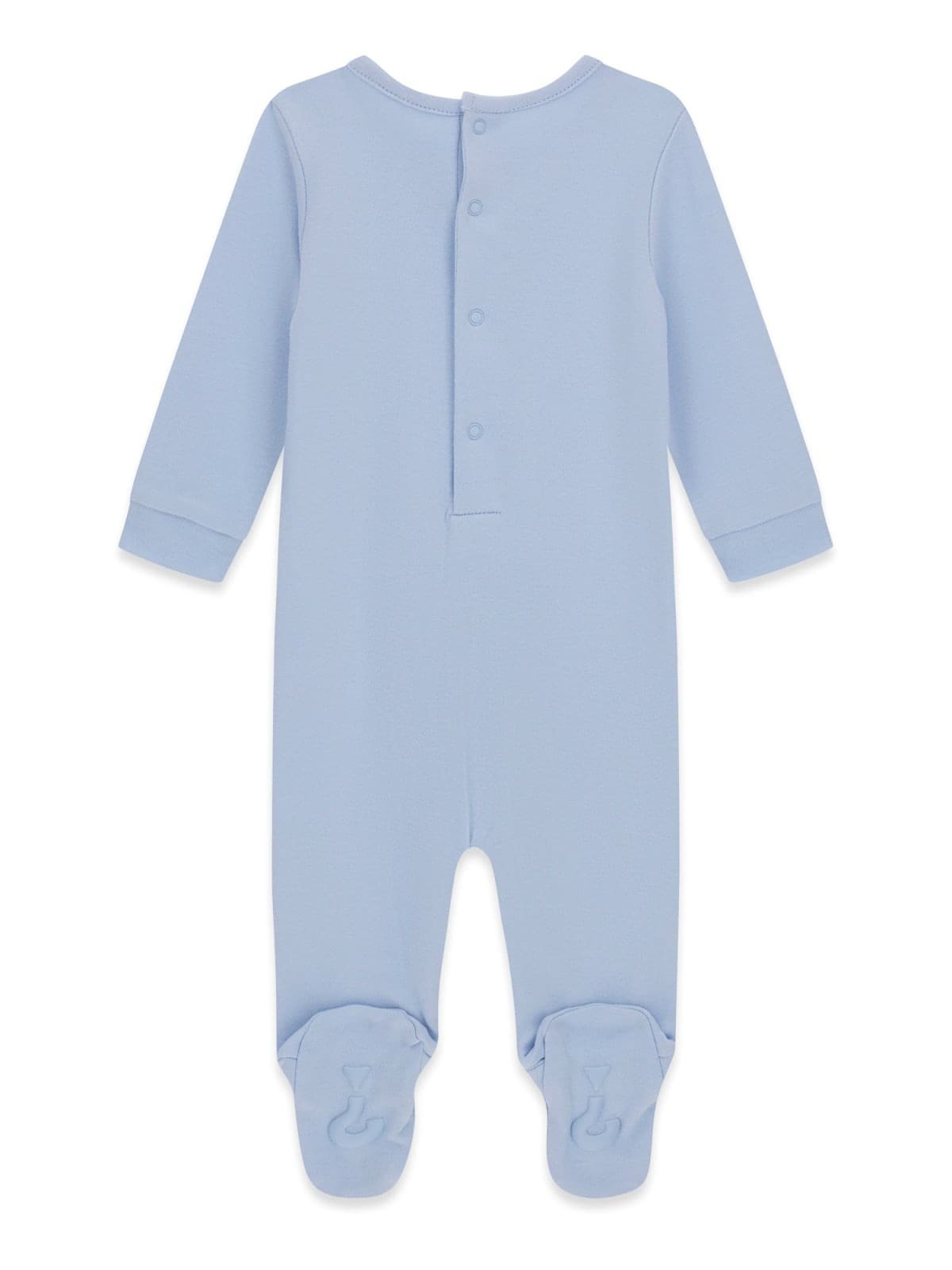 Pijama bebé GUESS enterizo con estampado de osito y pies integrados