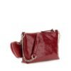 Bolso bandolera GUESS de charol acolchado con logotipos y monedero en forma de corazón