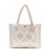 Bolso shopper GUESS acolchado con logotipo triangular y charm decorativo en forma de G