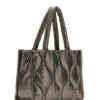 Bolso shopper GUESS acolchado con logotipo triangular y charm decorativo en forma de G