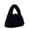 Bolso de mano GUESS de pelo sintético con cadena trenzada y colgante decorativo