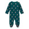 Pijama bebé GUESS de una pieza con estampado de ositos, logotipos y pies integrados