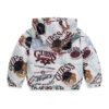 Chaquetón bebé GUESS acolchado con capucha y estampado de logotipos y ositos