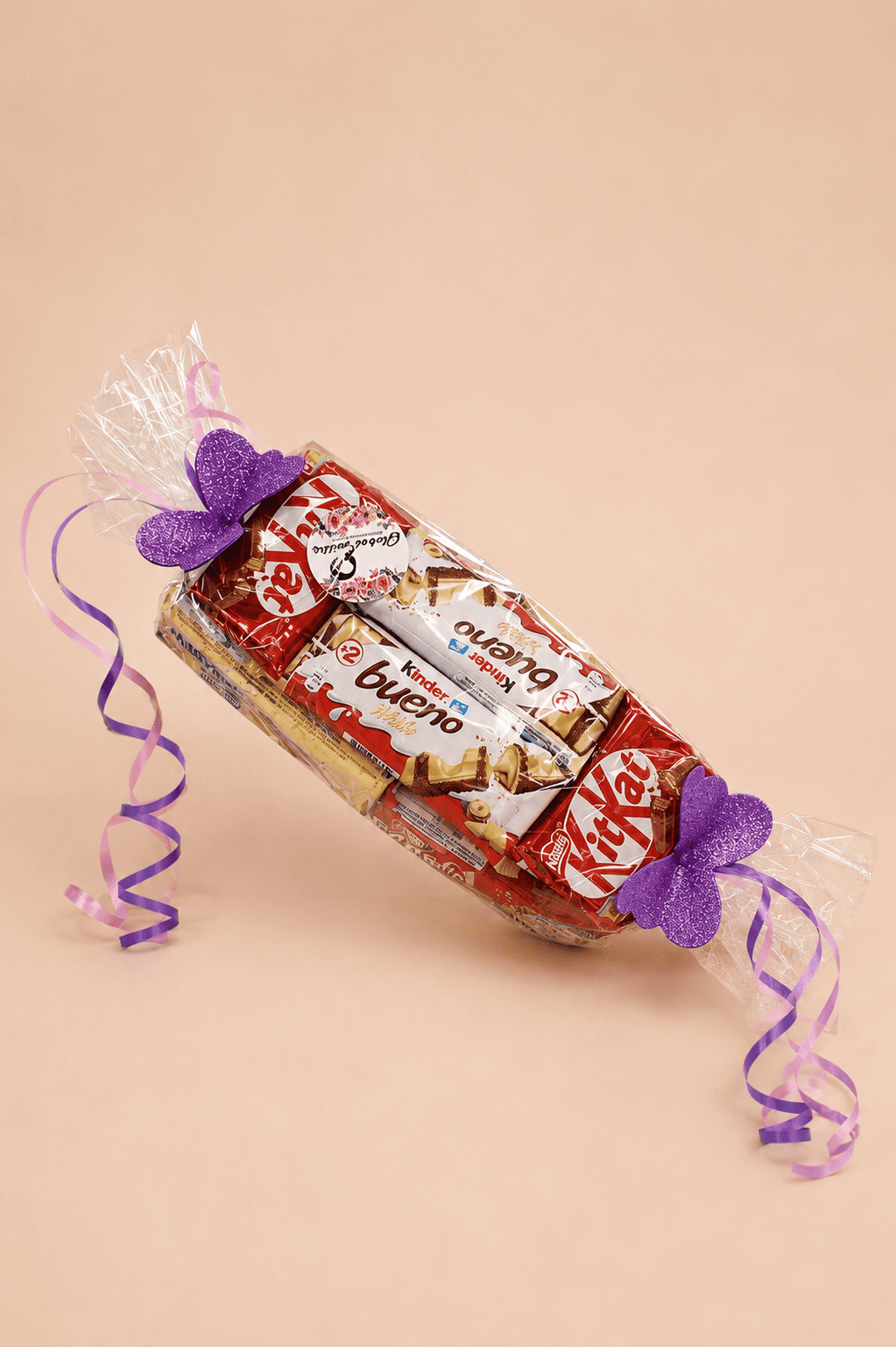 Cesta de chocolates para pareja