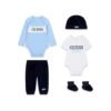 Conjunto bebé GUESS 5 piezas Conjunto bebé GUESS de 5 piezas con dos bodies, pantalón, gorro y patucos