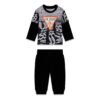 Conjunto bebé GUESS camiseta estampada y pantalón Conjunto bebé GUESS con camiseta de manga larga estampada y pantalón