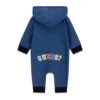 Mono vaquero de bebé GUESS con capucha y parches bordados multicolores