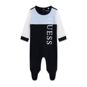 Pijama largo bebé GUESS con logotipo