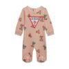Pijama bebé GUESS con ositos y logotipo Pijama bebé GUESS enterizo con estampado de ositos y logotipo triangular