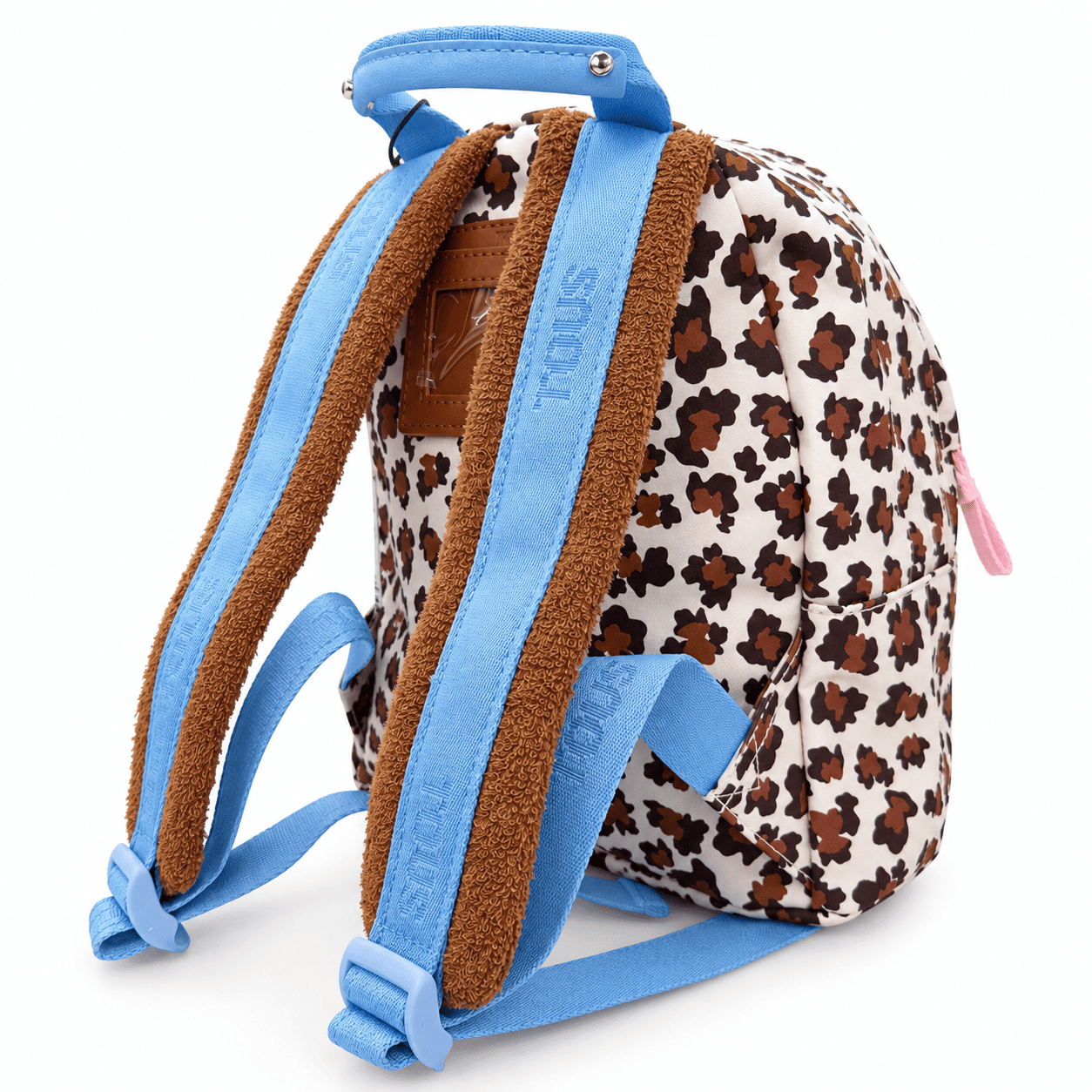 Mochila infantil TOUS con estampado animal print, bolsillo frontal y asas ajustables