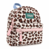 Mochila infantil TOUS con estampado animal print, bolsillo frontal y asas ajustables